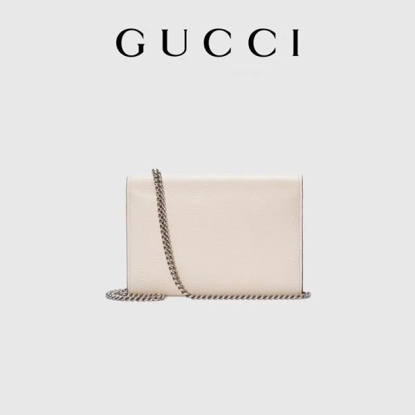 сумки цепи дам GUCCI Dionysus 60cm закрытие мини кожаной щелчковое