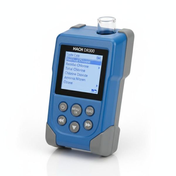 HACH DR300  LPV445.97.40110  Portable Colorimeter for Residual Chlorine, Total Chlorine, Chlorine Dioxide, Ammonia Nitrogen, and Ozone Detection