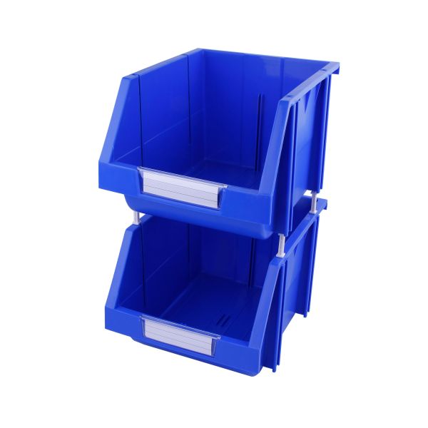 Solid Box Plastic Containers for Bolt Warehouse Storage Shelf Bin Stackable Parts Tool