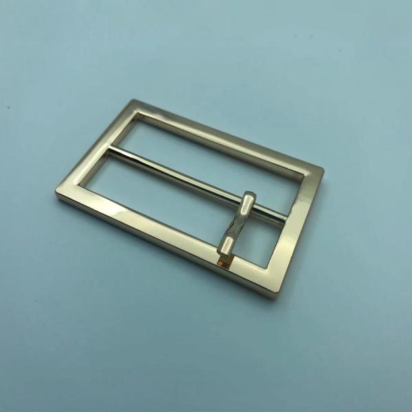 Adjustable 35mm Custom Military Belt Buckles Gold Square Metal Decorative