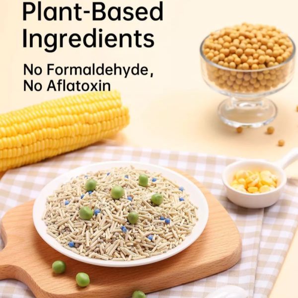 Customization Degradable Tofu and Bentonite Mixed Cat Litter Dust Free Easy to Scoop