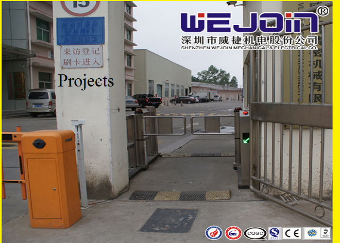 Portas automáticas anticolisão do torniquete com alojamento de aço inoxidável e braço de 900mm