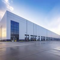 Almacén de estructura de acero prefabricada para industrial Q235B Q355B ASTM A36