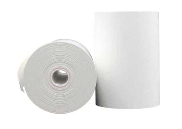 80x80x12mm Plastic Core Pure Wood Pulp Printed Thermal Paper Rolls
