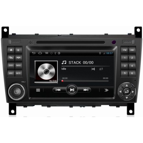 Ouchuangbo Car GPS Navi EQ DVD Player Android 4.0 Mercedes Benz C Class W203 2004-2007 Auto Radio S150 System OCB-093C