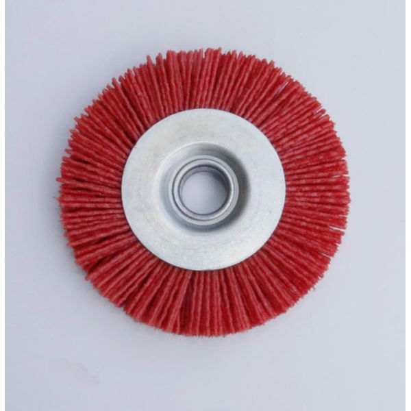 Щетка 6000RPM колеса волнистой проволки внутренней квартиры отверстия 16mm меля