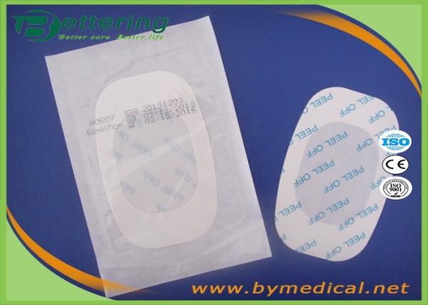 A0607 paper frame sterile permeable transparent PU IV Cannula Dressing breathable waterproof PU film IV wound dressing