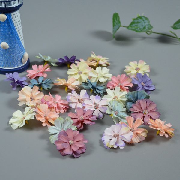 Simulated Star Language Flower Gift Box Flower Box Accessories Daisy Flower Head Handmade Material Hair Accessories Skirt Support Decorative Flowers