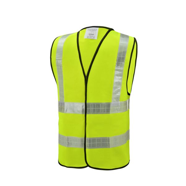 Fluorescent Green Reflective Vest 120g Construction Hi Vis Safety Vest