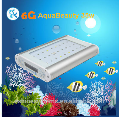 E.shine aquabeauty 6g Automatic Moonlight 35W Coral Reef Aquatic cree aquarium Led Lights