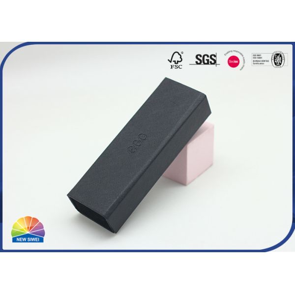 Кожаная крышка собираннсяая внутри складной подарочной коробки для логотипа стекел изготовленного на заказ