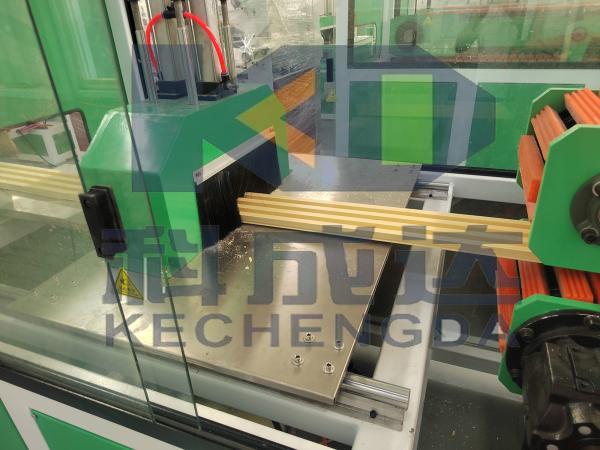 PVC Wood Plastic Balcony Ceiling Material Grille Plate Production Line Automatic