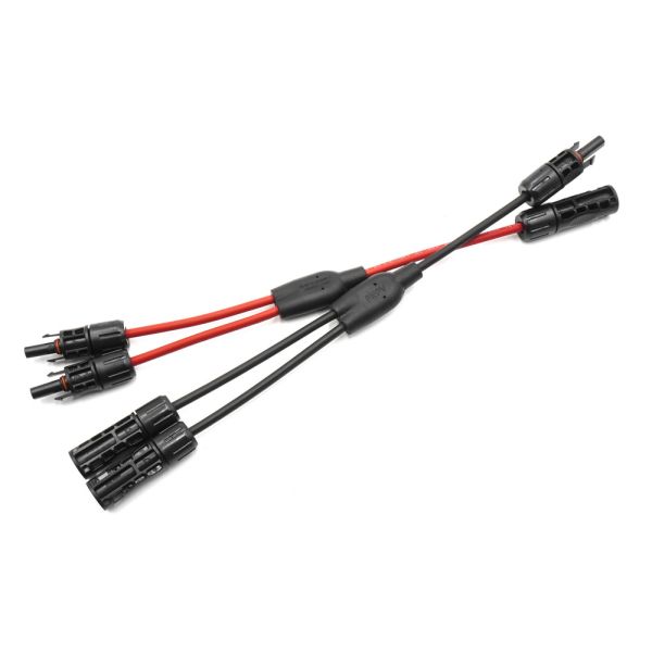 New Type CE Standard 1 Pair 1500V PV 2 To 1 Y Branch Connector For Solar Panel