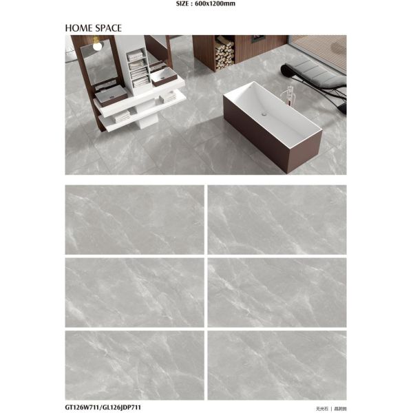 31KG/box 10m m Grey Anti Slip Tiles, baldosas decorativas de la porcelana 4Pcs
