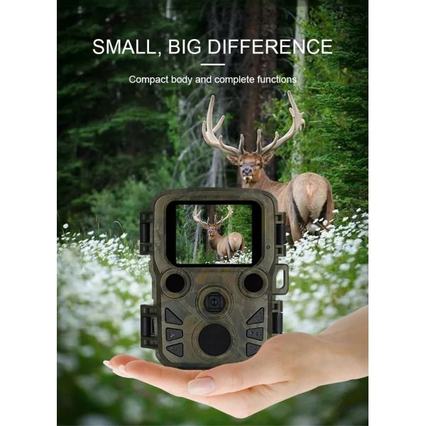 Security Mini 4K 20MP 512GB Trail Wildlife Camera With Memory Card