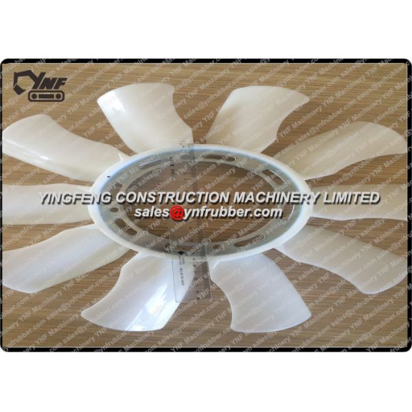 Las hojas del ventilador del motor de refrigeración del radiador de plástico para la excavadora 320D