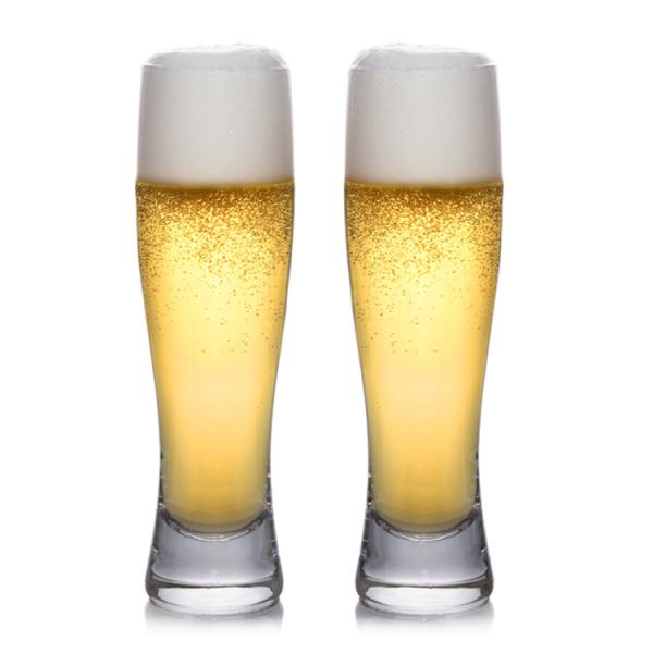 FDA Safe Lead Free Crystal Clear Beer Glass Personalized Large Capacity