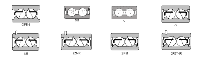 ISO9001 Double Row 140mm Angular Contact Ball Bearings