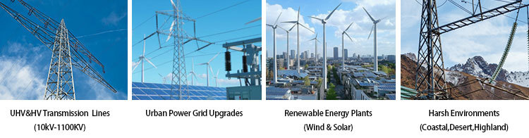 U70BL Toughened Glass Insulator for High Voltage Transmission