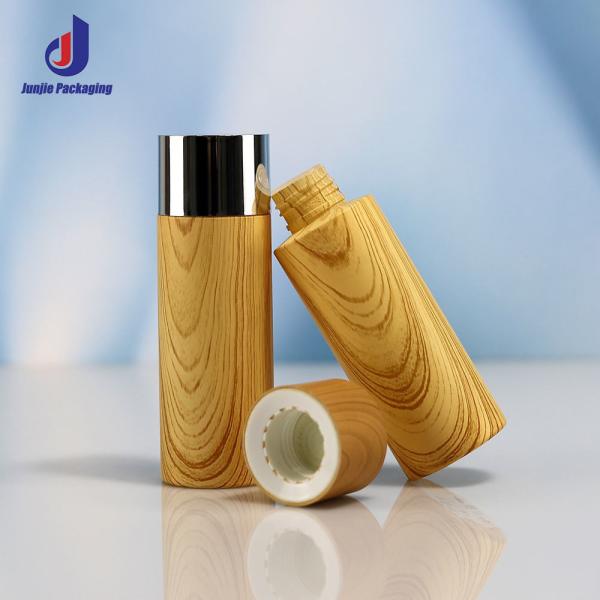 Bouteille en plastique personnalisée pour soins de la peau 100 ml 120 ml PET pompe de lotion Bouteille pour emballage cosmétique de soins de la peau