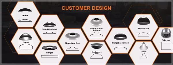 Suporte personalizado para cabeças forjadas e industriais de flanges de ferro de fundo plano