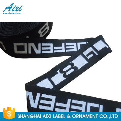 Jacquard Elastic Waistband Woven Elastic Tape Printed Logo Men's Underwear