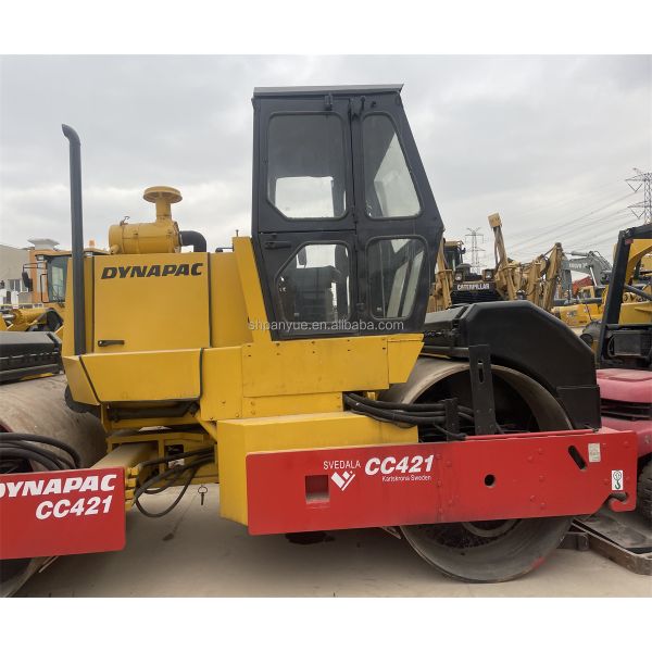Construction Works Used Road Roller CC421 CC211 CA301D CA30D with Double Drum Roller