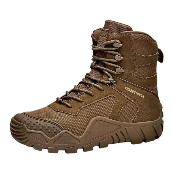 Breathable Tactical Boots Mid Top Special Forces Hiking Boots Large Size