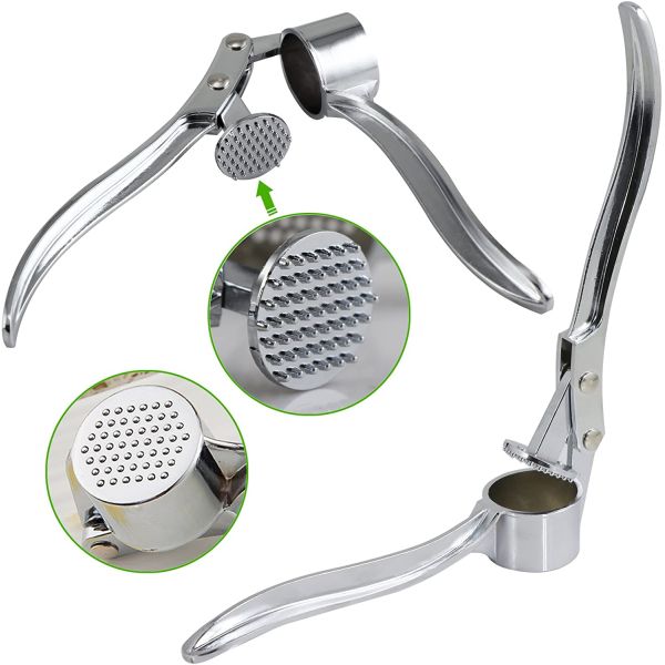 135G Kitchen Manual Garlic Press Mincer Ginger Crusher Peeler Squeezer Chopper Gadget