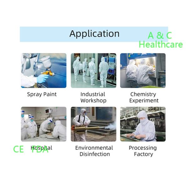 Virus Surgical Disposable Protective Coverall Medical Protective Clothing CE