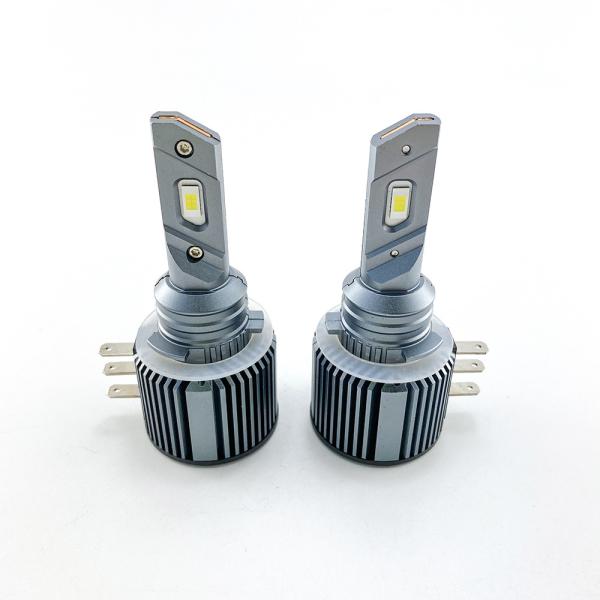 Aluminum Car Led Head Light Canbus Fan Cooling Ip68 Waterproof H15 Auto Front Led Headlight