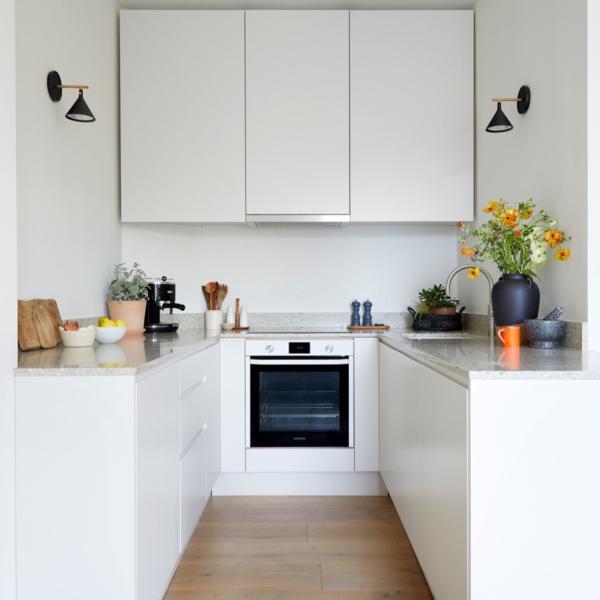 Hot Selling Modern Style Kitchen Cabinets White Simple Kitchen Cabinets Design