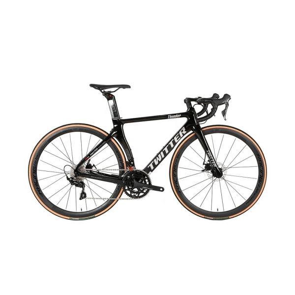 RETROSPEC SENSAH -11S Road Bike Carbon Fiber Frame Racing Bicycle 700c Cycle for Men 22 Speed Tire Skin-color Edge