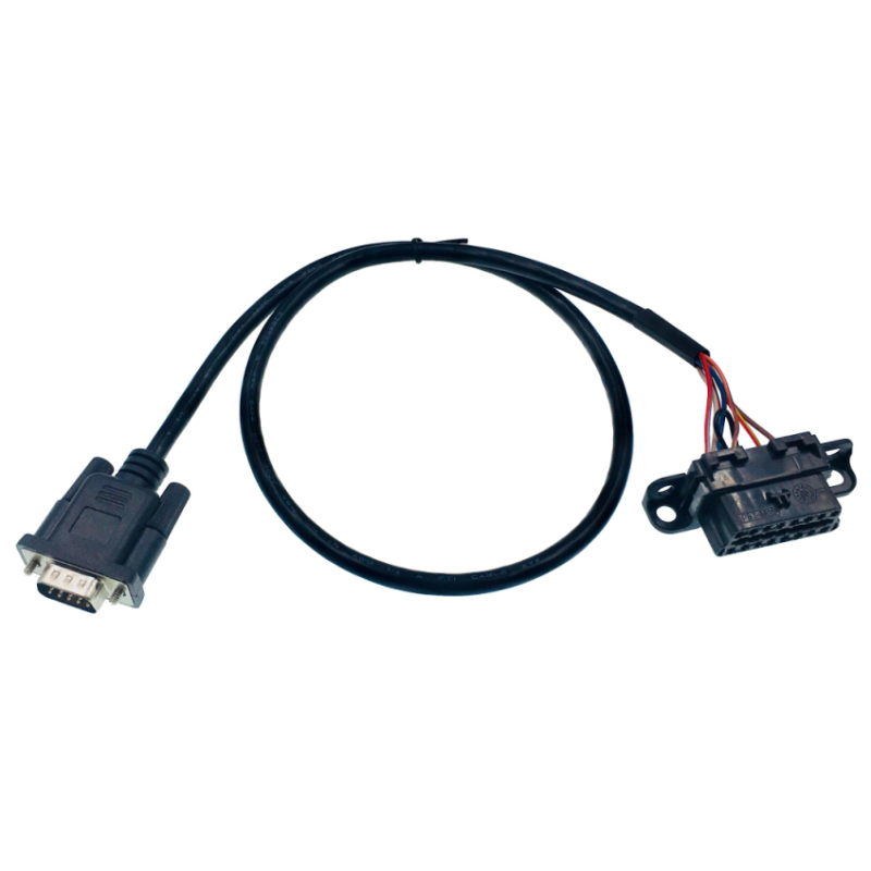 Custom Pinout Assignment DB9 to OBD2 OBDII Female Test Cable for Compact and High Temperature -20- 80°C Diagnosis