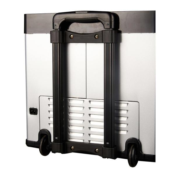 24V DC 28L Mini Car Refrigerator Cooler With Digital Display And Trolley Handle