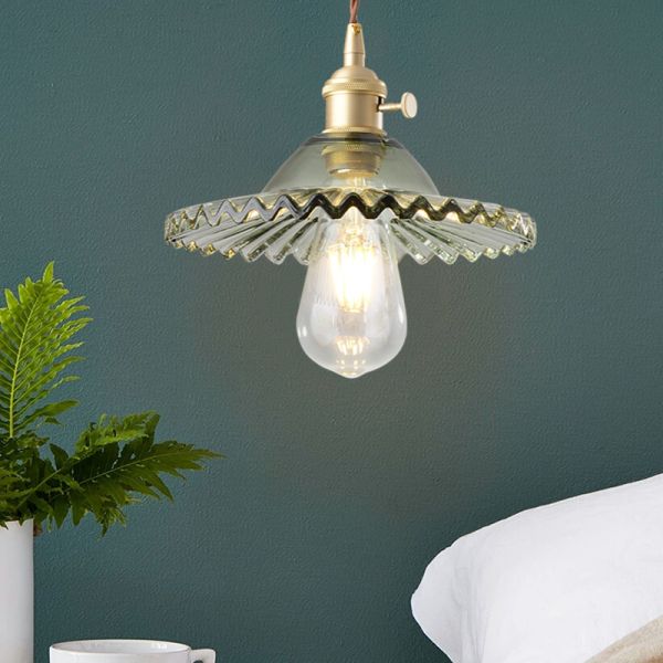 Glass dome pendant light For Bathroom Dining room Kitchen Lamp Fixtures (WH-GP-06)