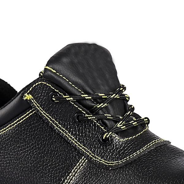 EVA Midsole Material Genuine Leather Upper Steel Toe Safety Shoes for Work