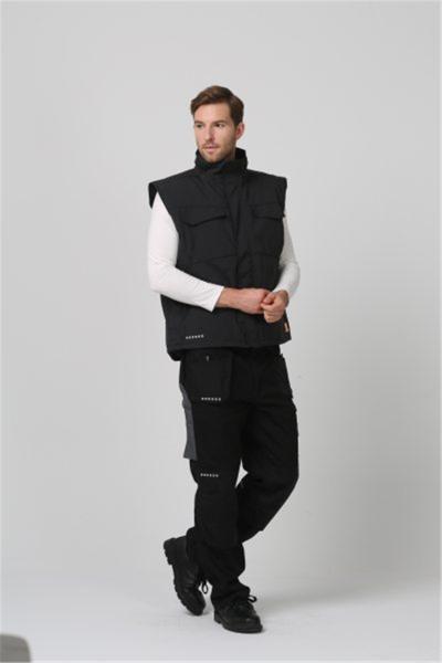 OEM Men's Winter Work Vest , 100% Polyester Mens Winter Vest