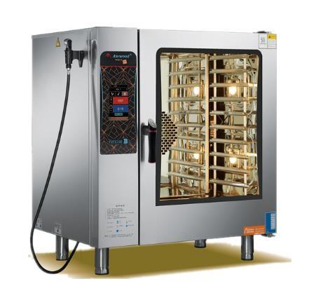 16.4kw 50Hz Western Kitchen Electric Machine Ten Layer Combi Oven 10*GN 1/1