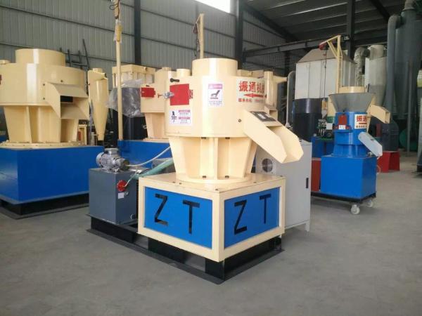 vertical ring die biomass wood pellet mill production line LSKJ550 1500kg per hour