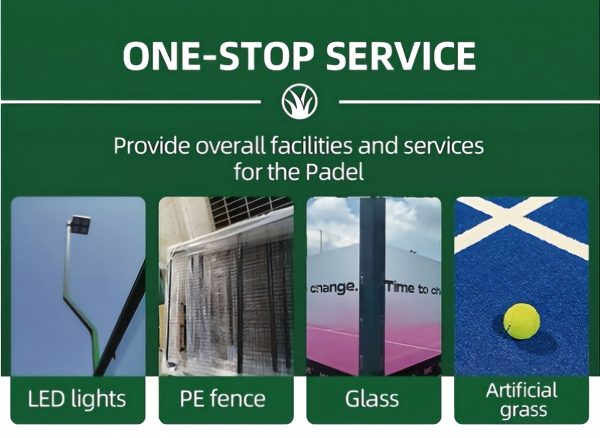 Factory Direct Custom Hot Dip Galvanized Steel Padel Tennis Court with Panoramic Tempered Glass Outdoor Sports Equipment