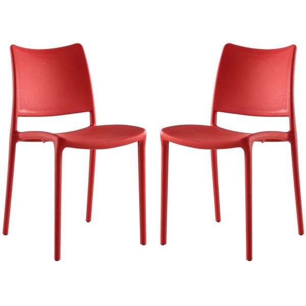 Modern Restaurant Plastic Furniture Garden Polypropylene Plastic Stackable Dining Chairs