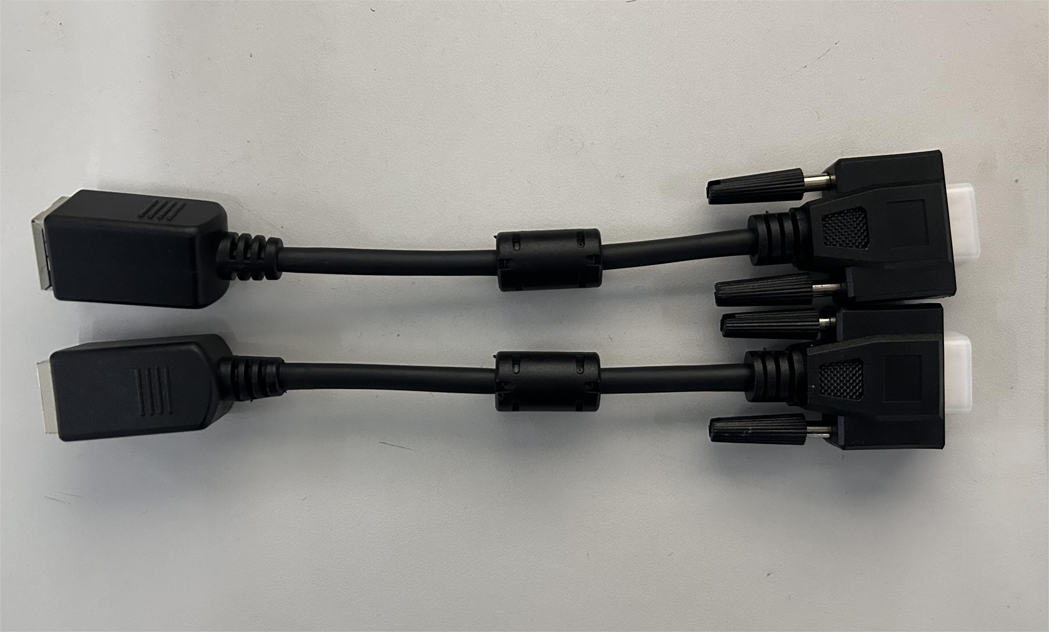 RJ45 8P8C Металлическая защищенная промышленная проводка DB9 Белое ядро магнитное кольцо 200 мм