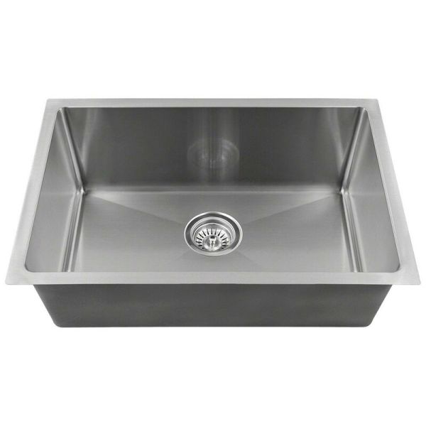 Handmade Satin Stainless Steel Single Bowl Sink Rectangular Big Size