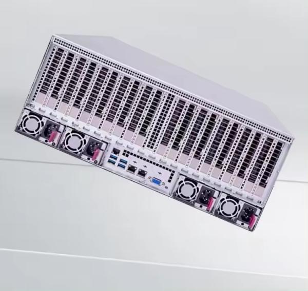 9U 10 GPU Ai Serveur avec Gpu double dans Tel Xeon Gold LGA 4189 Serveurs de processeur Rack d'ordinateur pour Rtx 4090 Performance de premier ordre