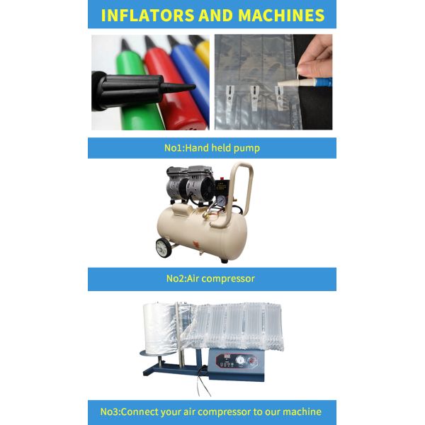320W 60 micrones de 110V de aire de empaquetadora del amortiguador
