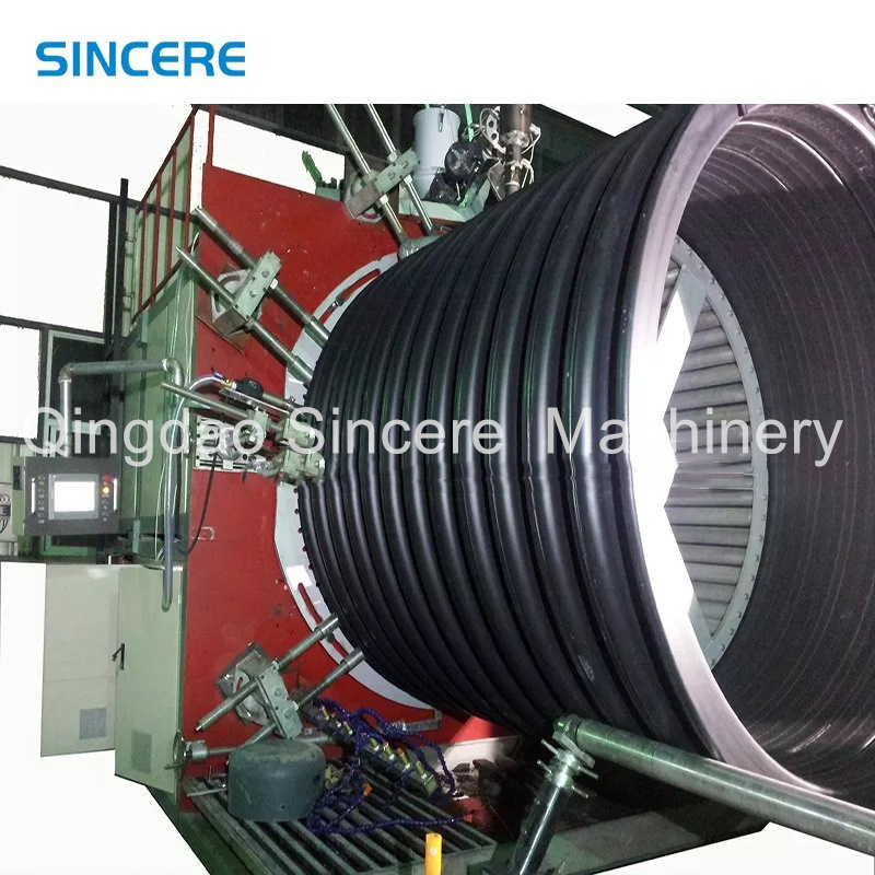 Plastic HDPE Spiral Winding Pipe Chemical Storage Tank Manufacturing Extruder Machine