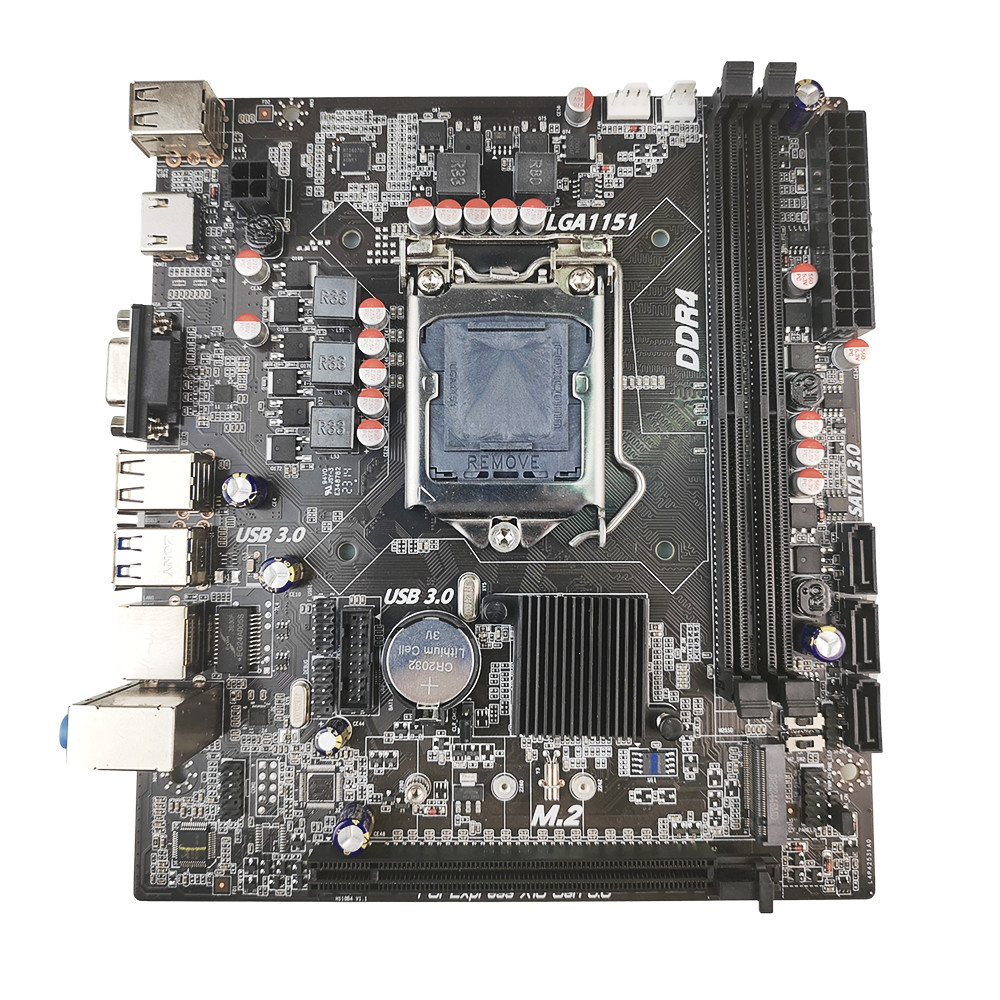 PCWINMAX H110 настольная материнская плата DDR4 LGA 1151 Micro ATX H110 материнская плата для 6-го 7-го поколения i3 i5 i7