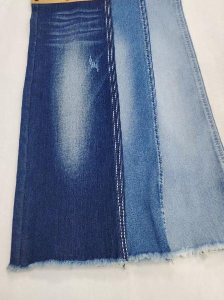 Stretchy comfort 55%cotton Denim Fabric high quality 12*21/40+70 Construction JSD3031 suit jeans Wholesale denim