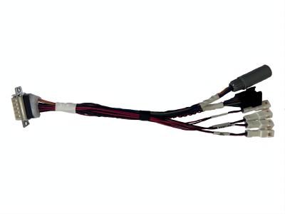 DB26 Temperature Acquisition Keypad Electronic Wiring Harness Three Rows Riveting End
